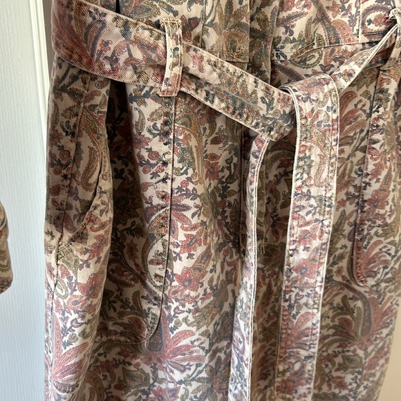 Anthropologie NWT Paisley Utility Jumpsuit 1X - Picture 7 of 10